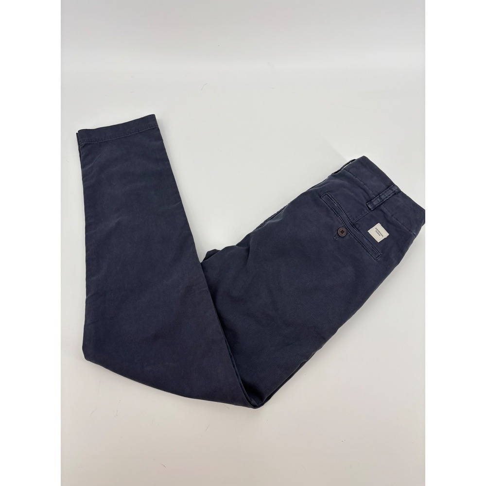 American Eagle Mens Slim Live-In Flex Khakis Navy Blue Chino Pants 28x30 NWT